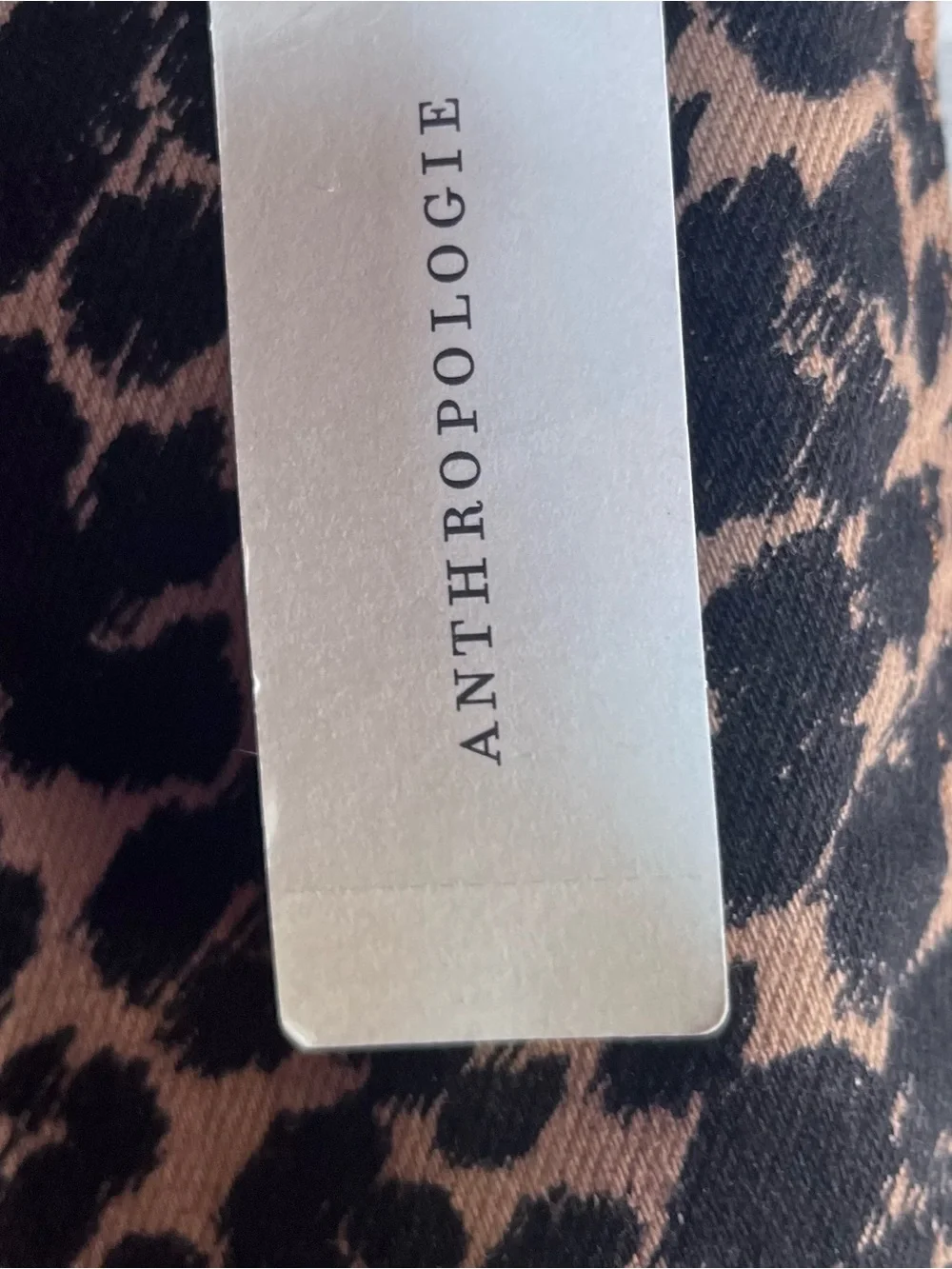 Maeve Coquette The Colette Leopard Print Cropped Wide-Leg Pants Size 28 NWT - Picture 7 of 9